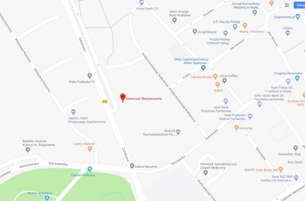 https://www.google.pl/maps/place/Szewczuk+Ubezpieczenia/@52.0333453,23.1157645,18z/data=!4m5!3m4!1s0x47219137b979d0a5:0xfdfbf2918efcbfd!8m2!3d52.033388!4d23.116254